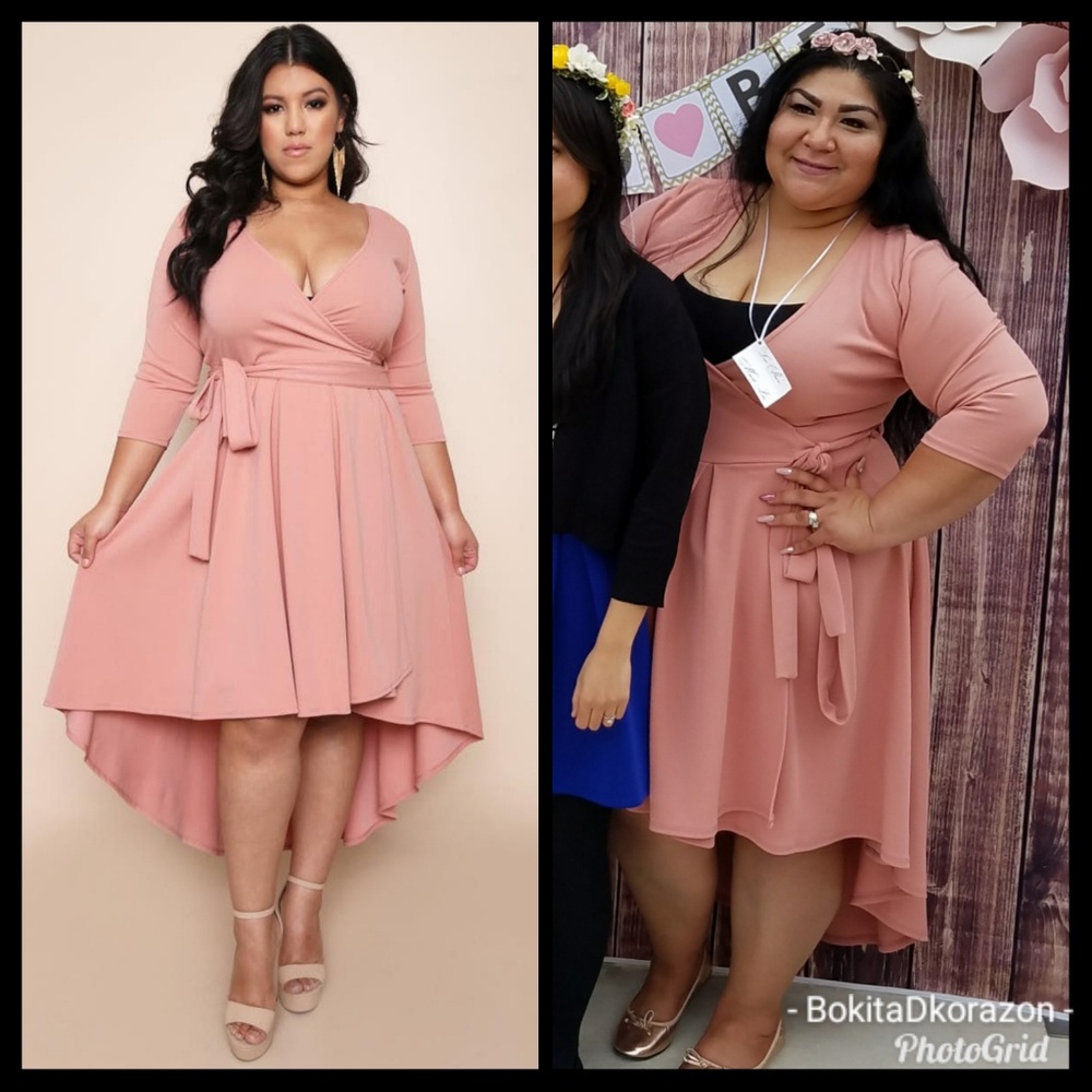 Secret Admirer High-Low Plus Size Dress